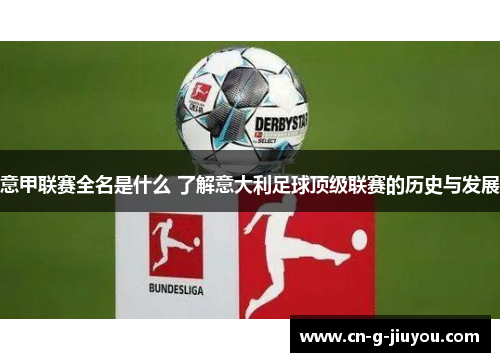 意甲联赛全名是什么 了解意大利足球顶级联赛的历史与发展